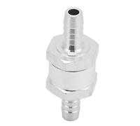 MotorMinds One Way Check Valve Fuel, Non Return One Way Check Valve Aluminum Alloy Universal for Fuel Gasoline Oil Petrol Water (8mm)