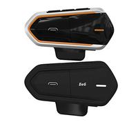 MotorMinds QTBE6 Bluetooth Motorcycle Helmet, Motorcycle Helmet Headset, Helmet Communication System with Voice Control, Waterproof Hands-Free Calling, Music Call Control