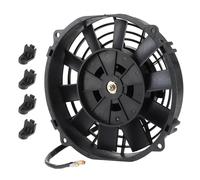 MotorMinds Universal Radiator Cooling Fans, Electric Fan 8in for Radiator Auto Cooling Air Conditioning 10 Blades 12V 80W 2250 RPM