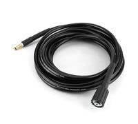 MotorMinds Windshield Washer Hose Kit, 40MPa/5800PSI Auto Washer Hose High Pressure Water Cleaning Rubber Pipe Fit for KarcherK2 (6M / 19.69ft)