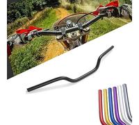 MOTOROFF 7/8" 22mm Handlebar, Universal Motorcycle Handlebar for KLX110 Ninja650r RFZ CRF70 TAO TAO SSR125 Grom etc.ATV Pit Bike Dirt Bike (Black)