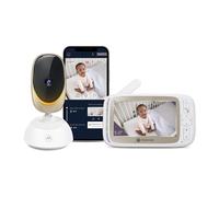 Motorola Baby Monitor VM85 - Indoor WiFi Video with Camera & Mood Light - HD 720p Connects to Nursery App 1000ft Range 2-Way Audio Remote Pan Dig