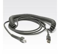 Motorola CBA-U12-C09ZAR. Product colour: Grey Connector 1: USB A Cable length: 2.74 m