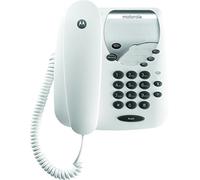 Motorola CT1 Landline Corded Phone, Home Phone, House Phone, Office Phone, easy dial memory keys, last number redial, mute feature, ringer volume