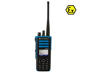 Motorola DP4801Ex - VHF ATEX VHF two-way radio with ATEX certificate, comfortable analogue-digital transition, 1000 channels, with a display