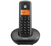 Motorola E201 Cordless Landline House Phone, Home Phone, Nuisance Call Blocking, Do Not Disturb Button, Amber Backlit Display,Single Handset Pack
