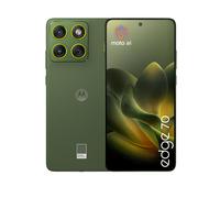 Motorola edge 70 PANTONE Bronze Green 6.67" 1.5K Super HD display · 5.99 mm ultrathin design · 4800 mAh silicon-carbon battery · triple 50 MP AI ca