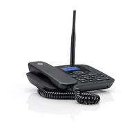 Motorola FW410 4G Fixed Wireless Desktop Telephone with hotspot, GSM quad band, no landline required, 2.2" backlit display, unlocked, antenna, batter