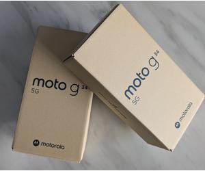 MOTOROLA G34 5G ( 256GB 8GB RAM)6.5" 50MP Dual Sim Unlocked (All colours)