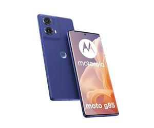 Motorola G85 5G Smartphone | 8GB RAM + 256GB Storage | 6.67" 120Hz P-OLED Display | 50MP OIS Dual Camera | 5000mAh Battery | Android 14 | Dual SIM - eSIM (Cobalt Blue)
