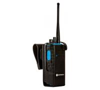 Motorola Hard leather case, Swivel ATEX DP Series Hard leather carry case designed for Motorola DP4401-Ex radio model