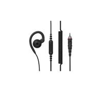 Motorola Headset with ear hook and PTT Earhook-style headset with a single-pin 2.5 mm connector, integrated microphone and PTT button for discreet and