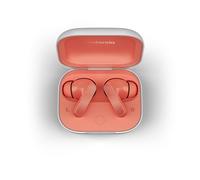 Motorola Moto Buds (Bluetooth 5.3 Earbuds, Hi-Res Sound, Dolby Atmos, Active Noise Cancellation, Wireless Charging, Up to 42 Hours Battery Life, 3-Way Microphone System) Coral Peach