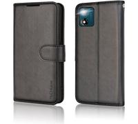 Motorola Moto E13 Leather Wallet Case, Flip Protective Cover with Wallet Card Holder, Stand & Wrist Strap, PU Leather with Magnetic Clasp