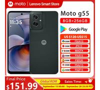Motorola MOTO G55 Smartphone 6.5-inch 120Hz Display Global ROM MediaTek Dimensity 7025 CPU 256GB 50MP 5000mAh Cellphone 8GB 256GB Green