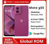 Motorola MOTO G55 Smartphone Original Global ROM 6.5-inch 120Hz Display 256GB MediaTek Dimensity 7025 50MP Cellphone 8GB 256GB Green