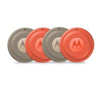 Motorola Moto Tag 2 (4-Pack), Android Tracker, Bluetooth Channel Sounding + UWB, IP68 Protection, Long Battery Life, Pantone Arabesque & Laurel Oak