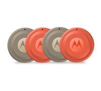 Motorola Moto Tag 2 (4-Pack), Android Tracker, Bluetooth Channel Sounding + UWB, IP68 Protection, Long Battery Life, Pantone Arabesque & Laurel Oak