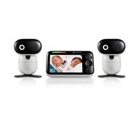 Motorola Nursery Baby PIP1610 HD - 5" Motorized Video Baby Monitor w/ 2 Cameras, Wall Mount, 1000ft Range, Two-Way Audio, Room Temperature Monitoring - Private Connection (No Wi-Fi, Does Not Use App)