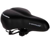 Motorola Nursery Dunlop Sport Unisex_Adult Cityradsättel City Bike Saddle, Black, 26.5x18.5 cm