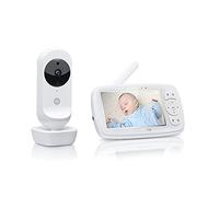 Motorola Nursery Ease 44 Connect - WiFi Baby Monitor with Camera - 4.3 Inch Video Baby Monitor Display - Hubble App - Night Vision, Lullabies, Microphone, Room Temperature Monitoring - White