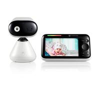 Motorola Nursery PIP1500 - Video Baby Monitor with Camera and 5 inch Screen - Two-Way Communication - Infrared Night Vision - Wall Mount - 1000 feet Range, Black/Silver