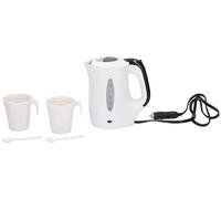 Motorola Nursery Ride 8711252177052 Kettle for Trucks 24 Volt 0.5 Litre Boil Stop Includes 2 Cups and 2 Spoons Plastic, White