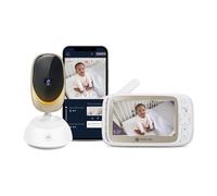 Motorola Nursery VM85 Connect Baby Monitor with Camera - WiFi and Mobile App, 5” Display, Night Vision, Pan/Tilt, Two-Way Talk, Lullabies