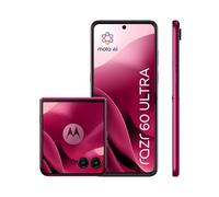 Motorola razr 60 ultra, 17.7 cm (6.96") Dual SIM Android 15 5G USB Type-C 16 GB 512 GB 4700 mAh, Pantone Cabaret, Moto AI Flip Smartphone, Dual Display, 50MP Triple Camera with Co2 Offset