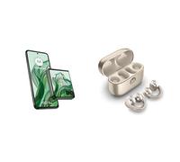 Motorola Razr50 Ultra Spring Green and Moto buds loop w/crystals by Swarovski