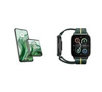 Motorola Razr50 Ultra Spring Green and Moto watch fit, PANTONE Trekking Green