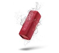 Motorola ROKR 600 Wireless Bluetooth Speaker - Powerful 30W Sound, Water and Dust Resistant, Broadcast Function to Connect 20+ Speakers, 6 Hours Playtime Red