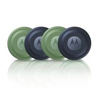 Motorola Smart Tag x4-Pack (x2 Jade Green + x2 Midnight Blue), Up to 1 Year Battery Life, Water Resistant Up to 1 m Depth, Ultra Wide Band Range Up to 35 m