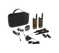 Motorola Talkabout T82 Extreme Twin Pack two-way radio 16 channels Black, Orange