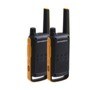 Motorola Talkabout T82 Extreme Quad Pack two-way radio 16 channels Black, Orange