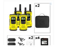 Motorola Talkabout T92 H2O two-way radio 16 channels 446.00625 - 446.19375 MHz Black, Yellow