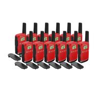 Motorola TALKABOUT T42 12 Pack Two-Way Radios in Red PMR 446 Compact