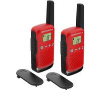 Motorola TALKABOUT T42 two-way radio 16 channels Black. Red