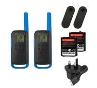 Motorola TALKABOUT T62 two-way radio 16 channels 12500 MHz Black, Blue