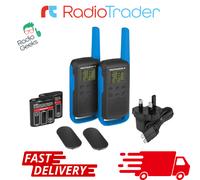 Motorola TALKABOUT T62 Twin Pack Two Way Radios in Blue PMR446 Licence Free