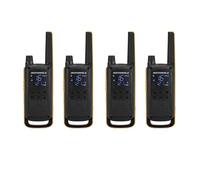 Motorola Talkabout T82 Extreme Quad Pack two-way radio 16 channels Black, Orange