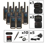 Motorola TALKABOUT T82 Extreme Ten Pack Two-Way Radios