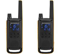 Motorola Talkabout T82 Extreme Walkie Talkie Black,Yellow Pack of 2