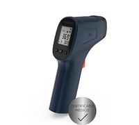 Motorola TE-93 Touchless Digital Infrared Thermometer, Fever Alarm with Audible Alert, Backlit LCD Display and Memory Function, Suitable for Adults, Kids and Baby, TE-93