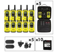 Motorola TLKR T92 Ten Pack License-Free Two Way Radios
