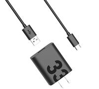 Motorola TurboPower 33 QC3.0 Charger with 1m USB-A to USB-C Cable for Moto G86 Power 5G, G56 5G, G55 5G, Razr 60, Razr 50, Edge 30