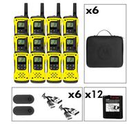 Motorola Two-Way Radios TLKR T92 Twelve Pack License-Free