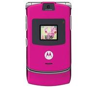 Motorola V3 Sim Free Mobile Phone - Hot Pink