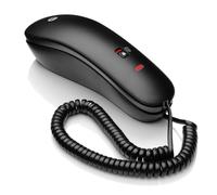 Motorola Voice - CT50 Corded Telephone, Simple and Compact Design with Radio Function, Microphone Mute, Wall Mount, Ringer Volume Control - Black