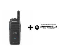 Motorola Wave TLK100 with Charger + 1 Year Subscription 2-way licensed radio with subscription included